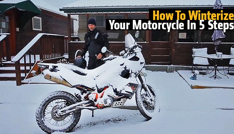 How to Winterize Your bike in 5 steps