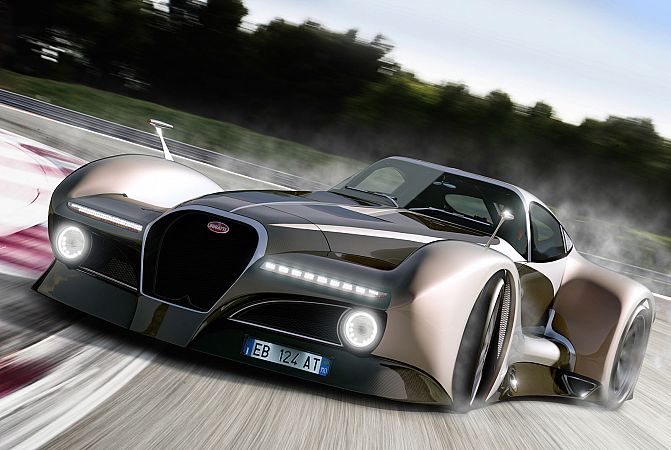 Bugatti 12.4 Atlantique Concept Car