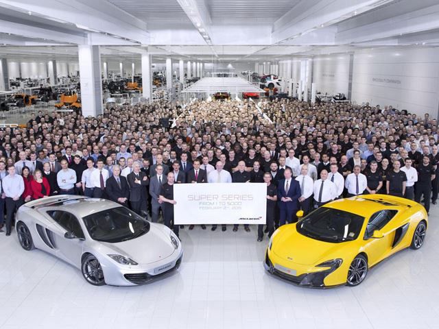 McLaren Celebrates Building 5,000th Super Series Model In Just 4 Years