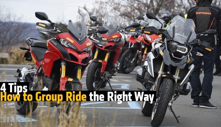 Top 4 Tips on How to Group Ride the Right Way!