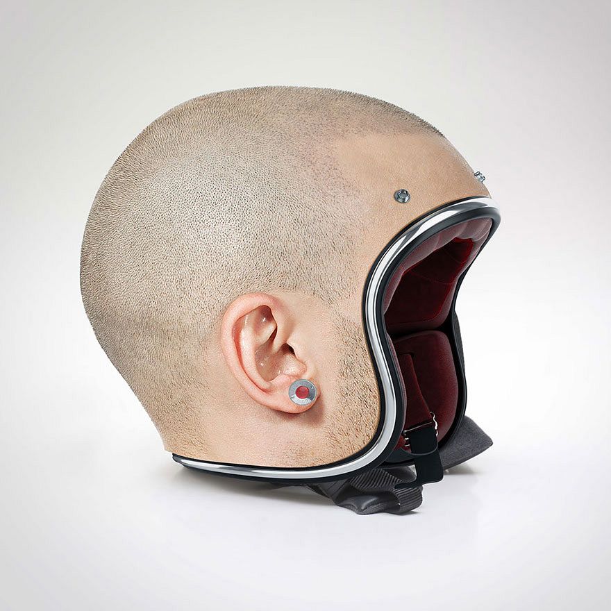 Human Skin Helmet: Yay or Nay?
