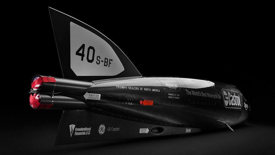 Triumph builds a Rocket motorcycle holding a 400 mph record!